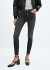 Mango Jeans skinny crop - Gris oscuro