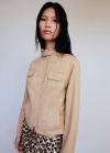 Mango Chaqueta vaquera bolsillos - Beige
