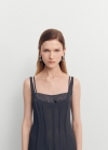 Mango Vestido corsetero bajo asimétrico - Gris