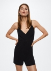 Mango Mono textura nudo - Negro