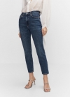 Mango Jeans slim crop - Azul oscuro
