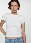 Mango Camiseta 100% algodón - Blanco