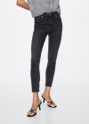 Mango Jeans skinny crop - Gris oscuro