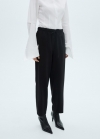 Mango Pantalón jogger cordón - Negro