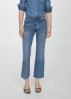 Mango Jeans Sienna flare crop - Azul medio