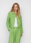 Mango Chaqueta bolsillos solapa - Verde
