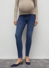 Mango Jeans skinny premamá - Azul oscuro