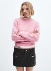 Mango Jersey paneles calados - Rosa