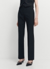 Mango Pantalón traje lana - Negro