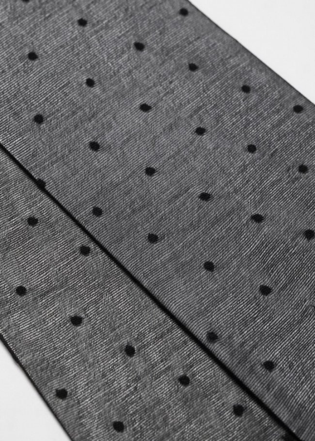 Mango Medias topos - Negro