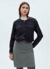 Mango Chaqueta lyocell bolsillos - Azul marino oscuro