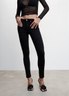 Mango Jeans skinny push-up - Denim negro