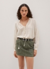 Mango Minifalda cargo - Khaki