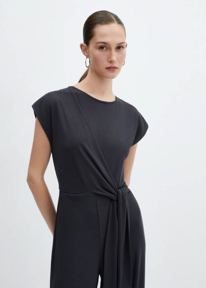 Mango Mono largo lazo - Gris antracita