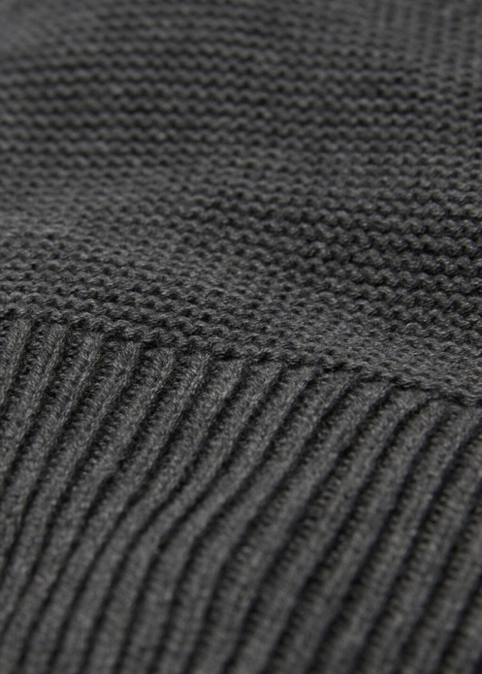 Mango Gorro pasamontañas punto - Gris antracita