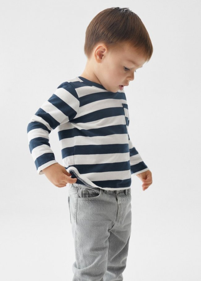 Mango Jeans cintura elástica - Gris