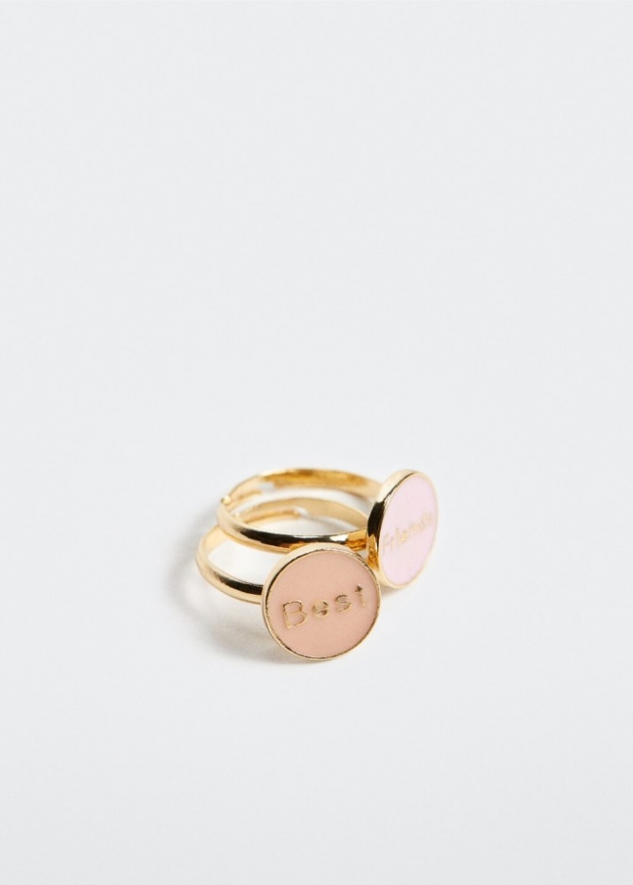 Mango Set anillos Best Friends - Oro