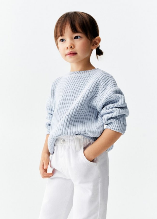 Mango Jeans paperbag - Blanco