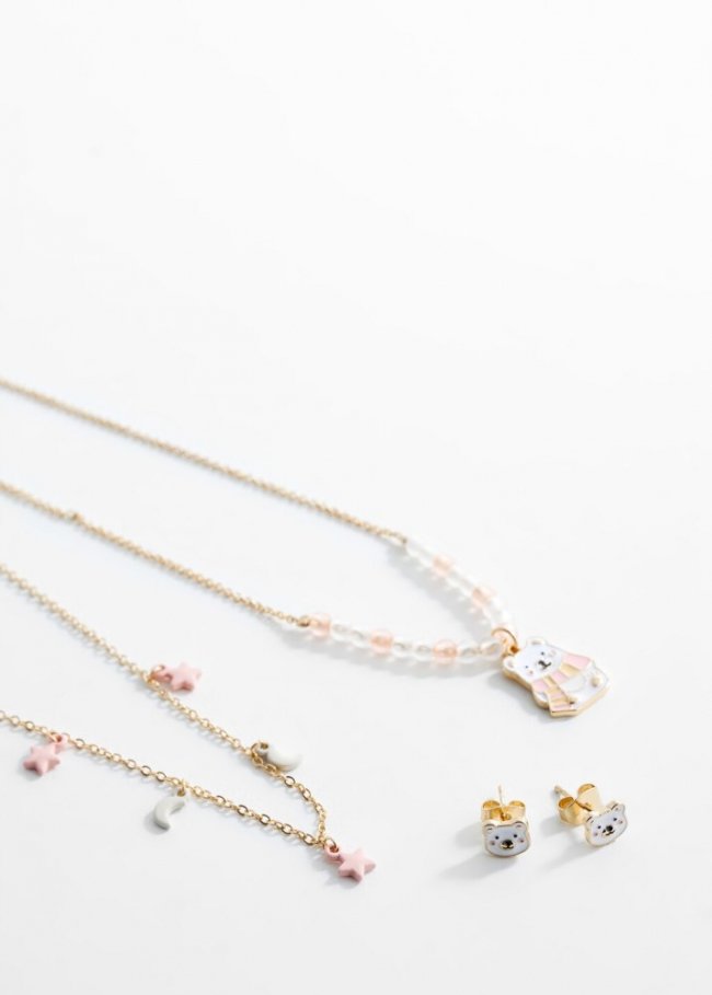Mango Set collares y pendientes - Oro
