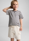 Mango Bermudas algodón cargo - Arena