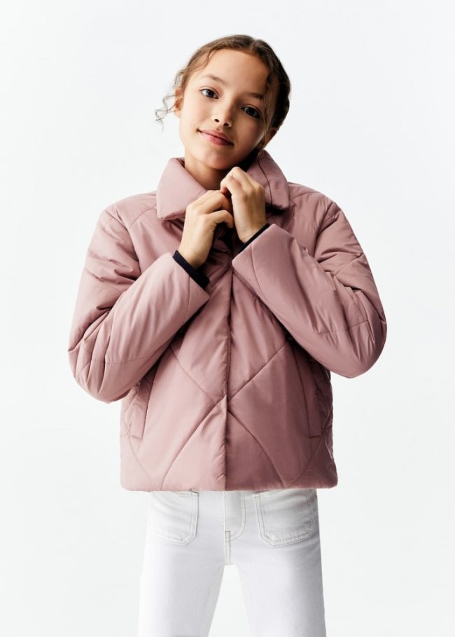 Mango Chaqueta acolchada - Rosa