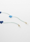 Mango Cadena gafas corazones - Azul
