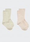 Mango Pack 2 calcetines punto - Verde pastel