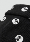 Mango Gorro punto calavera - Negro
