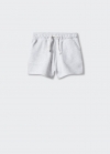 Mango Short jogger algodón - Gris claro vigoré