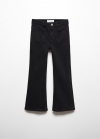 Mango Jeans flare bolsillos - Denim negro