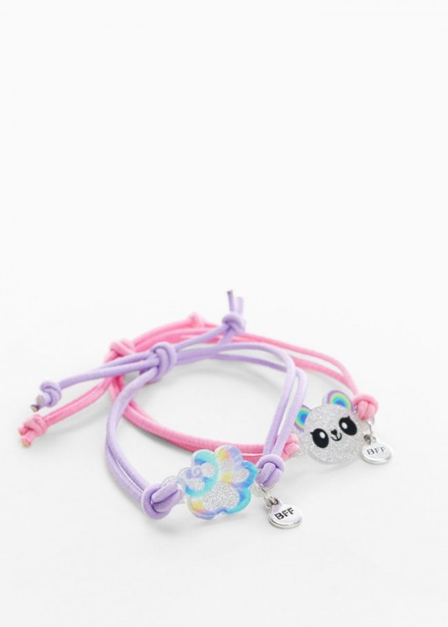 Mango Pulseras Best Friends - Rosa