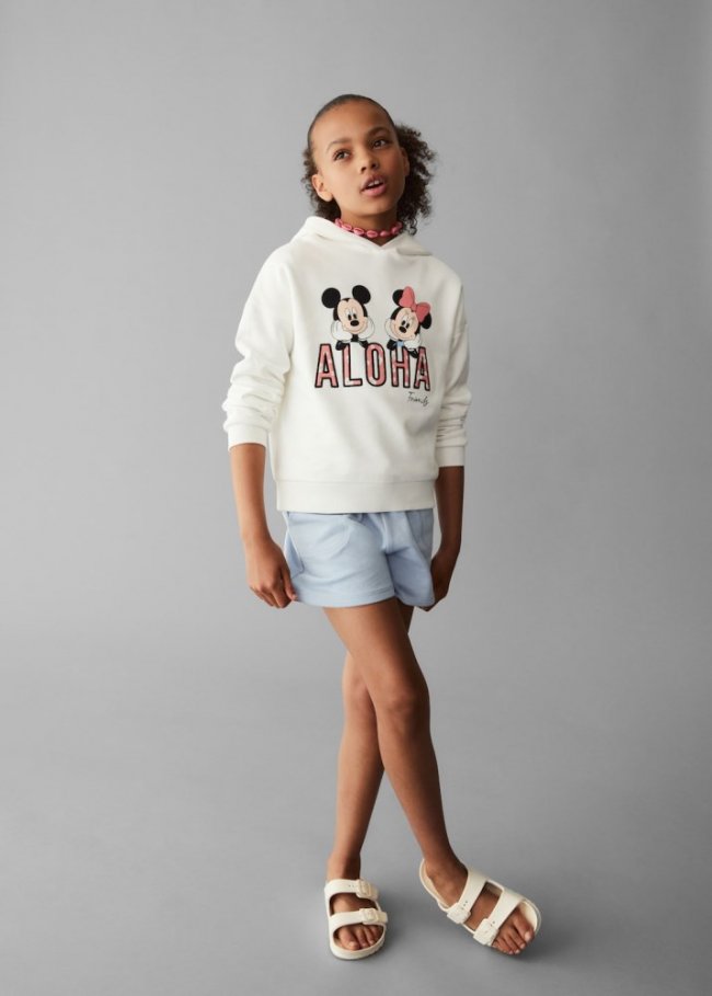Mango Sudadera Minnie Mouse - Blanco roto