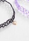 Mango Pack 2 chokers - Lila