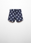 Mango Bañador estampado tortugas - Azul marino oscuro