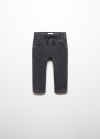 Mango Jeans cintura elástica - Denim negro