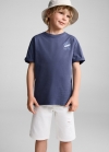 Mango Camiseta estampada surf - Azul noche