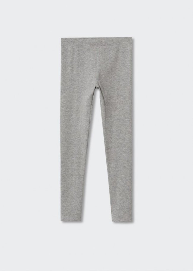 Mango Leggings básico algodón - Gris medio vigoré