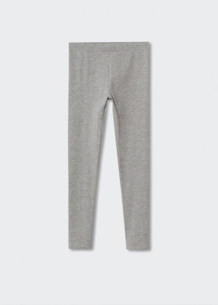 Mango Leggings básico algodón - Gris medio vigoré