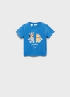 Mango Camiseta estampada Bluey - Azul eléctrico