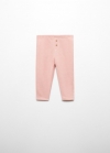 Mango Leggings algodón - Rosa