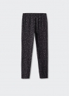 Mango Leggings algodón estampados - Negro