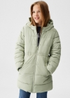 Mango Anorak largo acolchado - Verde