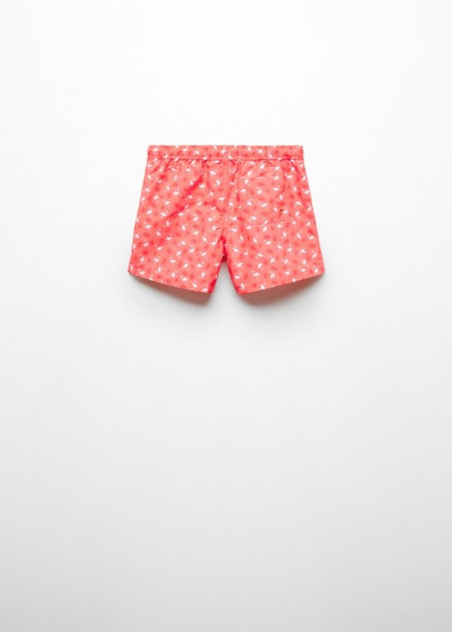 Mango Bañador estampado flamencos - Rojo coral