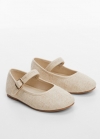 Mango Bailarinas lino - Arena