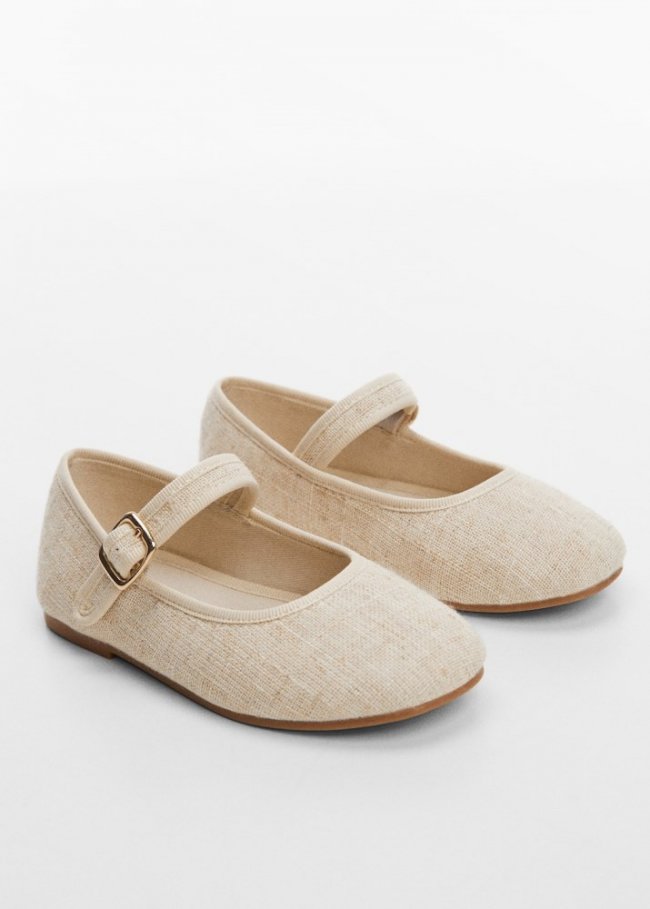Mango Bailarinas lino - Arena