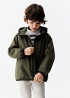 Mango Parka impermeable capucha - Khaki
