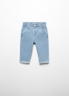 Mango Jeans paperbag - Azul claro