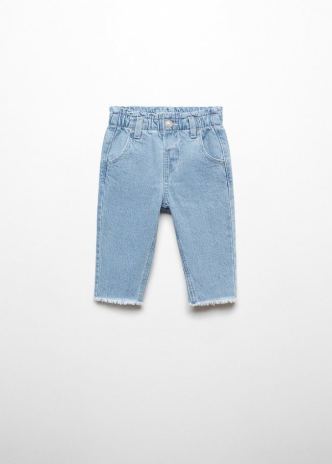 Mango Jeans paperbag - Azul claro