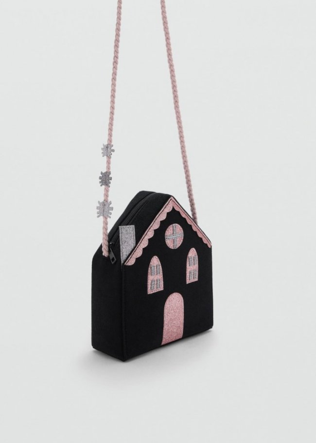 Mango Bolso casa halloween - Negro