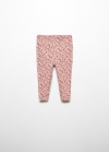 Mango Leggings estampado floral - Rosa